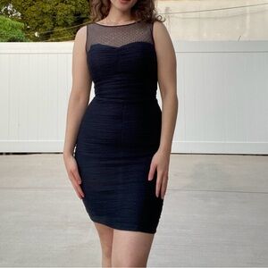 JS Collections mini blue dress